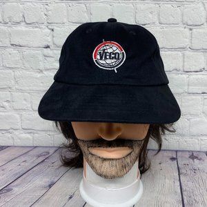 Vintage VECO Dad Hat Baseball Cap Adjustable Strap Black Embroidered Logo